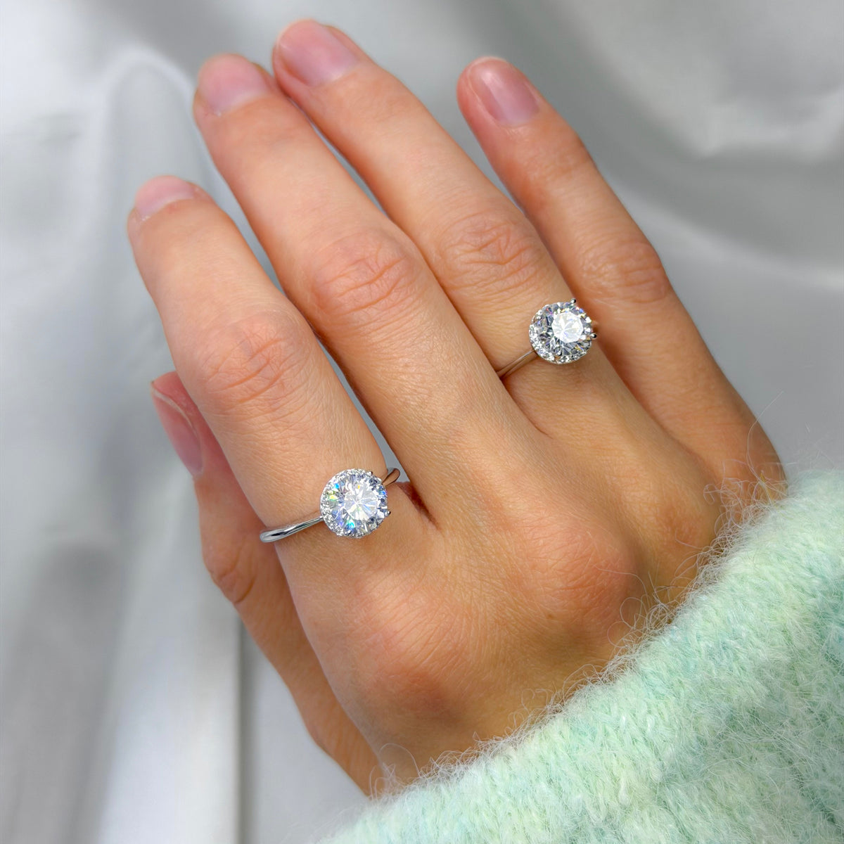 Anillo Soleste de plata de ley