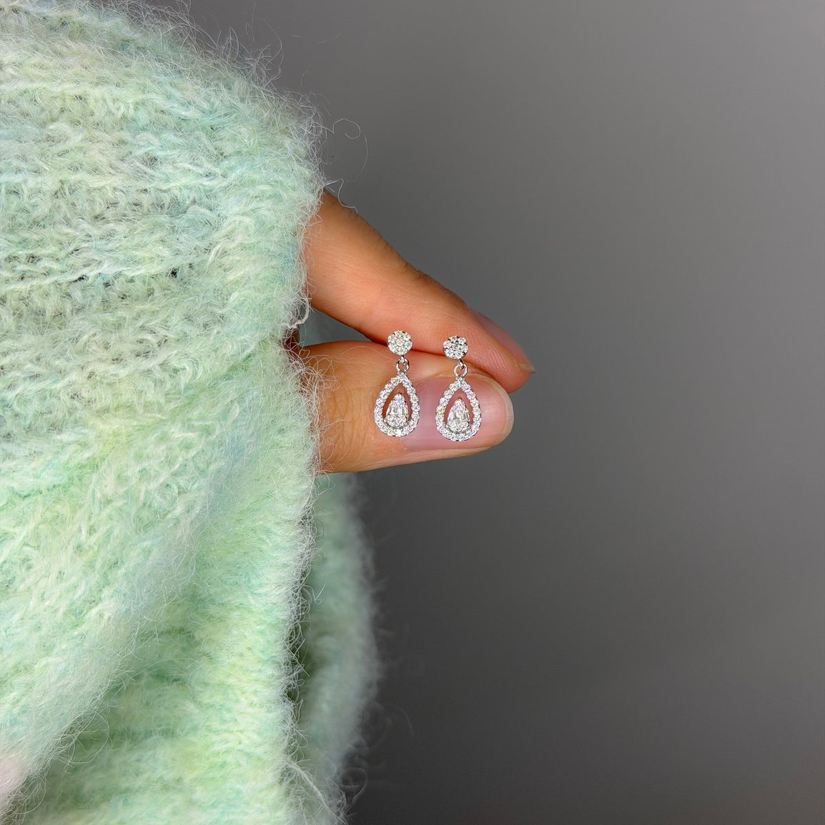 Sterling Silver Teardrop Earrings