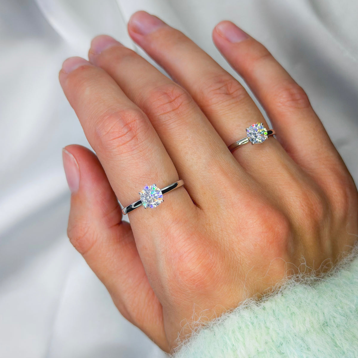 Anillo Éclat de plata esterlina