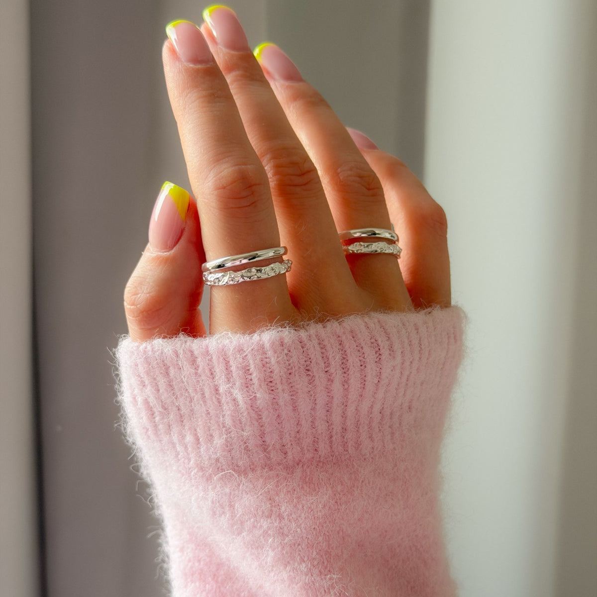Anillo de plata de ley