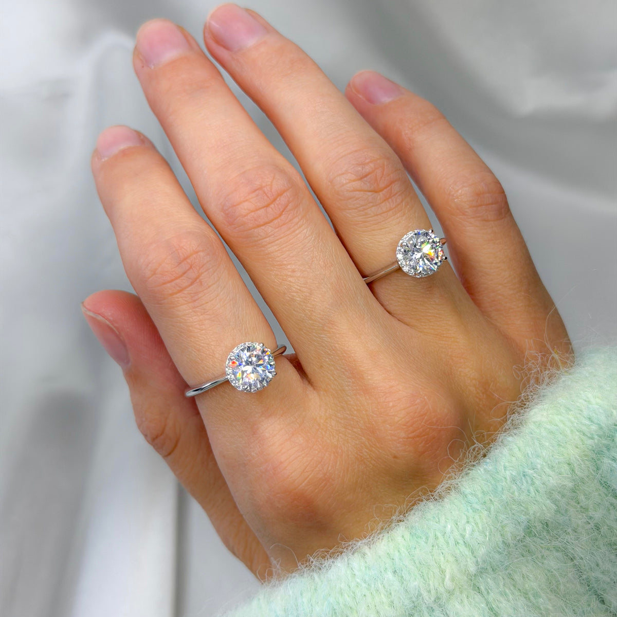 Anillo Soleste de plata de ley