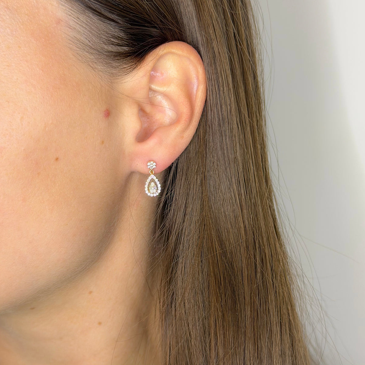 Sterling Silver Teardrop Earrings