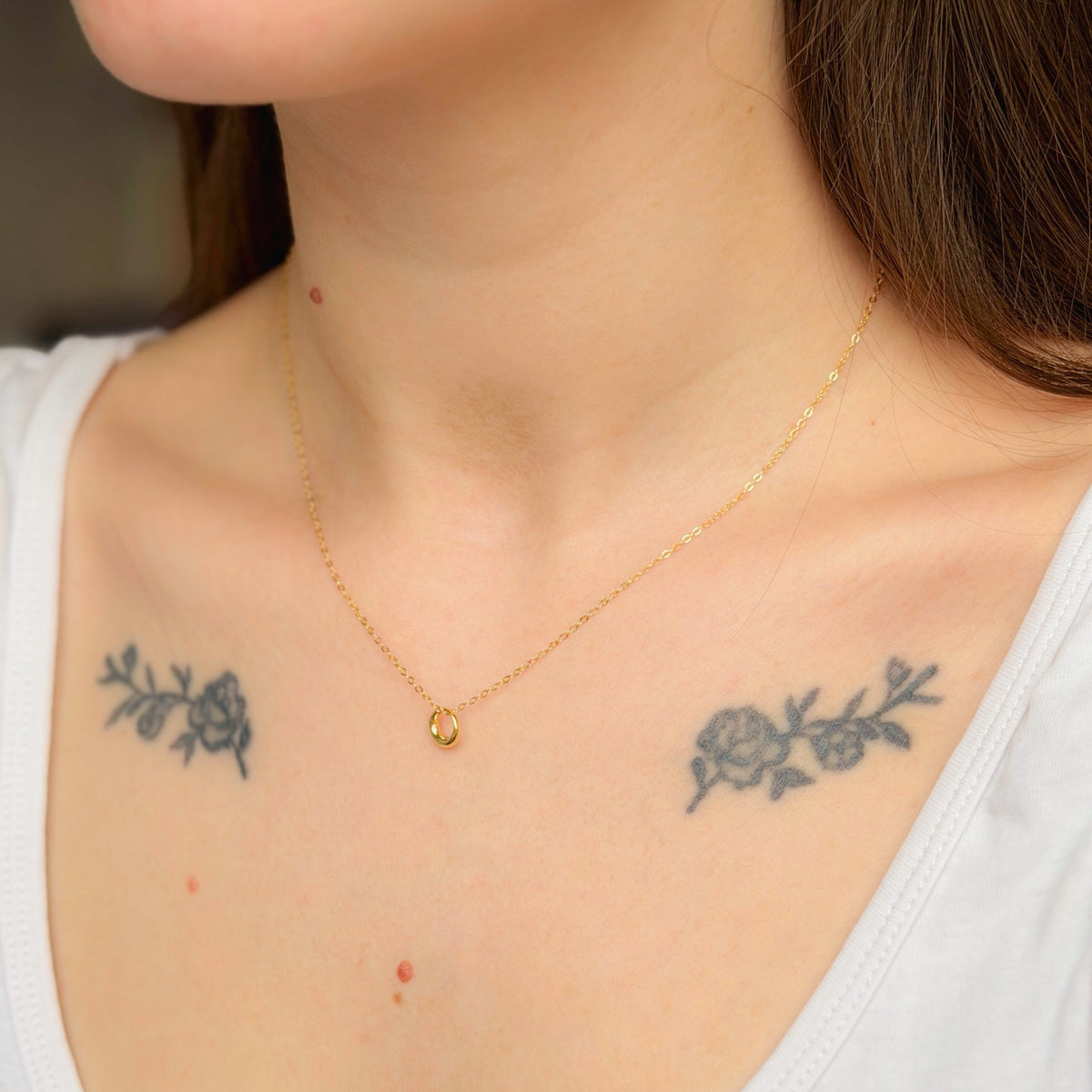 Collar con Anillo de Plata de Ley