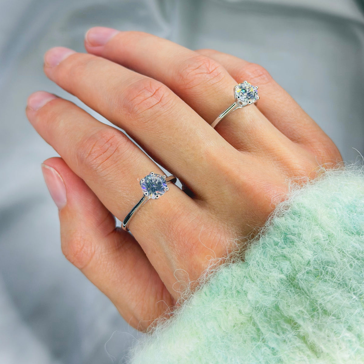 Anillo Éternelle de plata esterlina