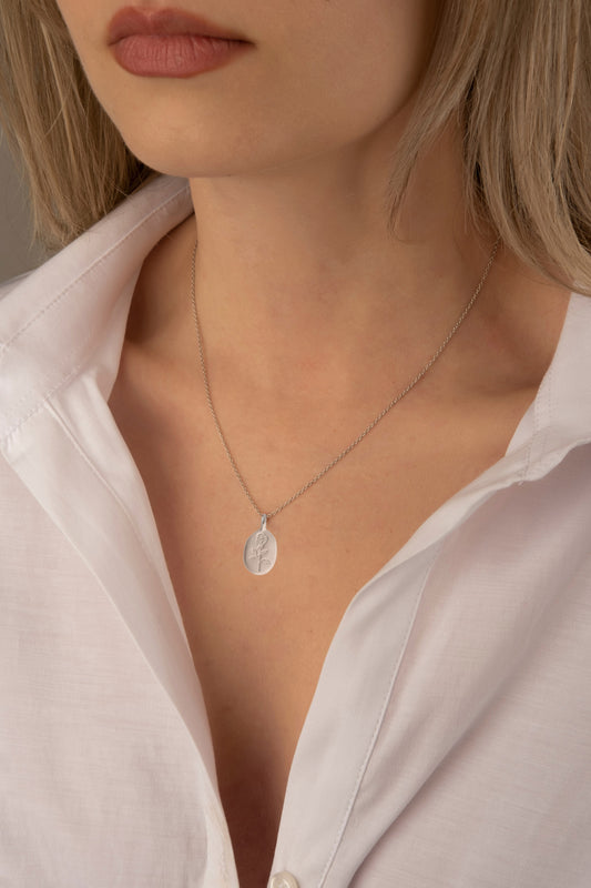 Collar Roisin de plata de ley