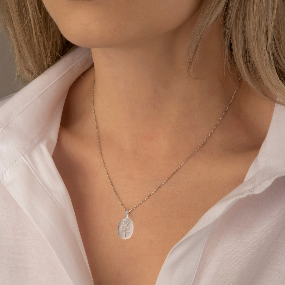 Collar Roisin de plata de ley